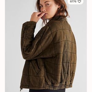 Free people dolman quilted jacket